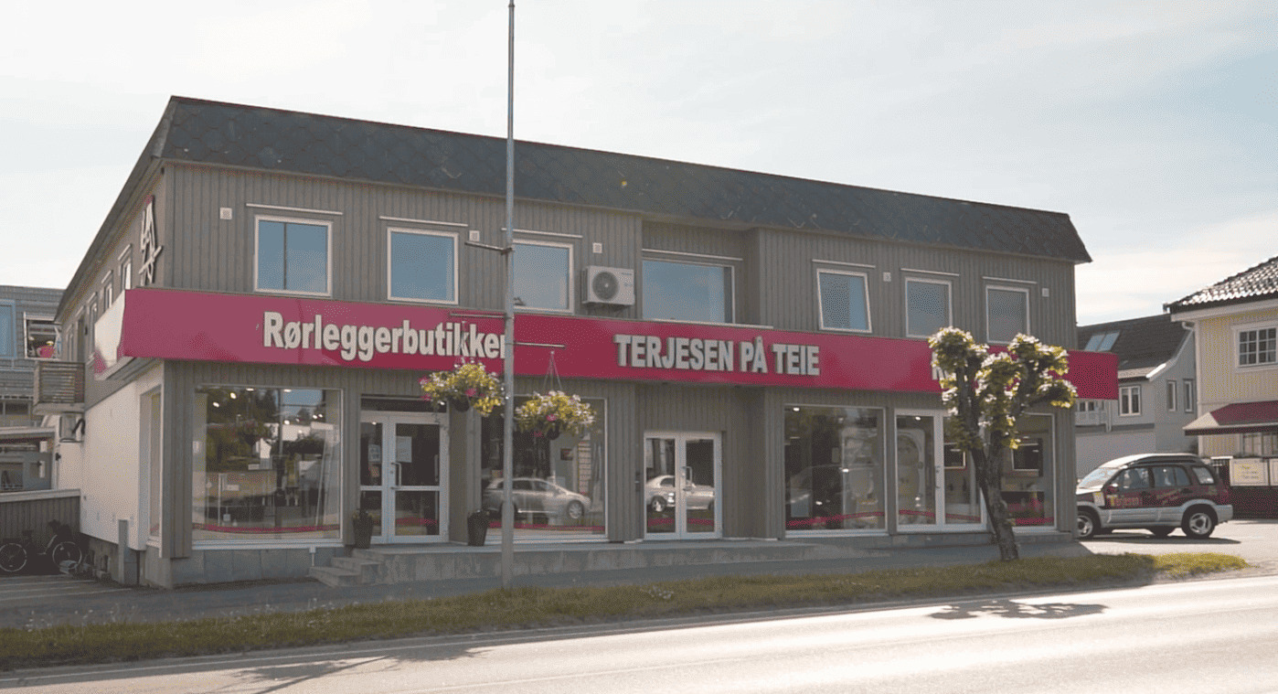 Rørleggerbutikk på teie